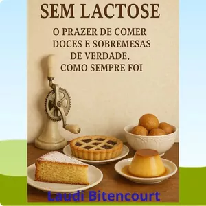 Imagem de capa para o Ebook SEM LACTOSE: O PRAZER DE COMER DOCES E SOBREMESAS DE VERDADE, COMO SEMPRE FOI