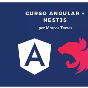 Imagen de portada para Curso online Curso de Angular + NestJS