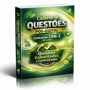 Imagem de capa para o Ebook 200 Questões Pós-Edital – Concurso CRN-3 (SP e MS) 2026 – Banca IADES – (Código de Processamento Ético-Disciplinar • Resolução CFN nº 705/2021 • Ritos, Prazos, Penalidades e Recursos)