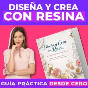 Imagen de portada para Ebook Guía Práctica Desde Cero Diseña y Crea con Resina