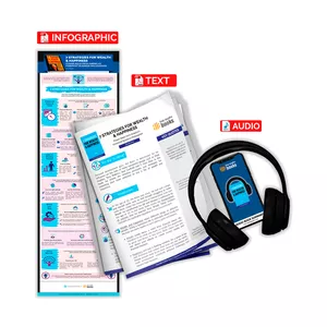 Cover image for Online course Book Graphic | Full Package | e-book-infographic-mp3 (7 STRATEGIES FOR WEALTH &amp; HAPPINESS)