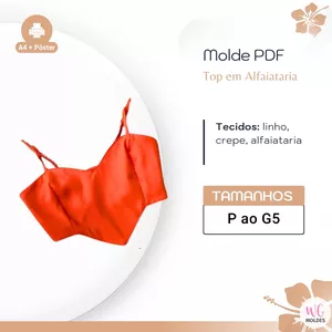 Imagem de capa para o Ebook MOLDE TOP EM ALFAIATARIA