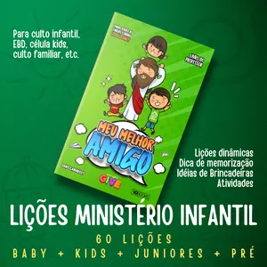 Imagem de capa para o Ebook Meu Melhor Amigo - Lições Bíblicas para Ministério Infantil