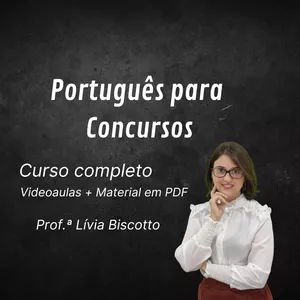 Imagem do curso Curso completo de Português - Lívia Biscotto
