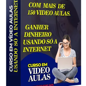 Imagem do curso CURSO COM MAIS DE  150 VIDEO AULAS  COMO GANHAR DINHEIRO  USANDO A INTERNET