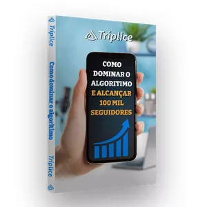 Imagem de capa para o Ebook Como dominar o algoritmo e alcançar 100k seguidores
