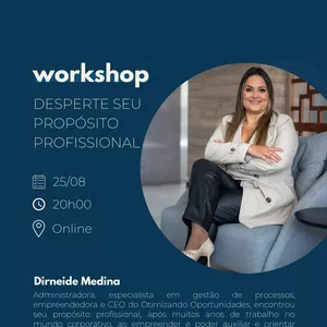 Imagem do curso Workshop - Despertar de propósito