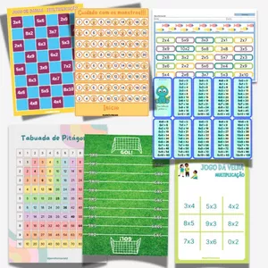 Imagem de capa para o Ebook Combo Tabuada