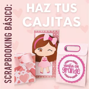 Imagen de portada para Curso online Scrapbooking basico: Haz tus cajas