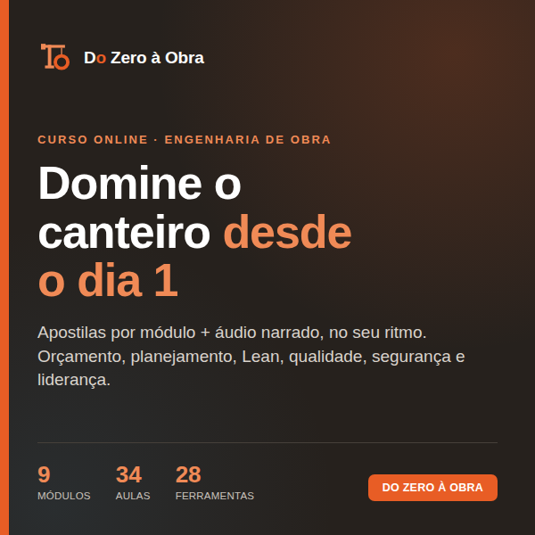 Imagem do curso Do Zero à Obra: O Guia Completo do Engenheiro de Canteiro