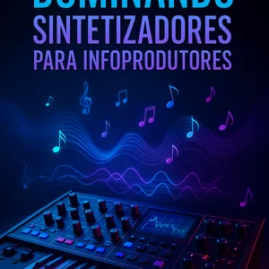Imagem de capa para o Ebook 🎹 Domine os Sintetizadores e Transforme sua Produção Musical 🎹