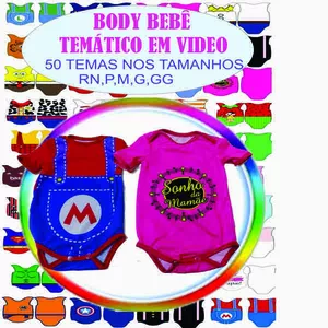Imagem de                              👶BODY BEBÊ TEMÁTICO EM VIDEO👶 criado por FABIANA RANDAZZO LUIZ na hotmart