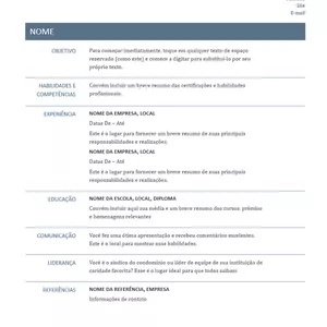 Imagem de capa para o Curso online Currículo 3 - Word