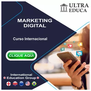 Imagem de capa para o Curso online Marketing Digital - Internacional - ULTRA EDUCA
