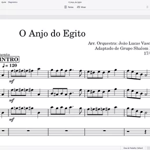 Imagem de capa para o Curso online O ANJO DO EGITO (ORQUESTRA) - KIT DE ENSAIO