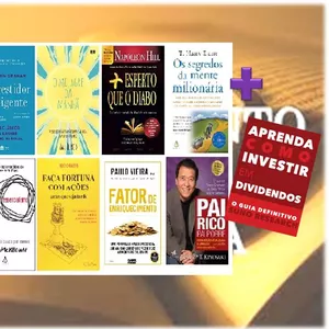 Imagem principal do produto 10 E-books para Desenvolvimento Pessoal e Financeiro + 1 E-book Bônus