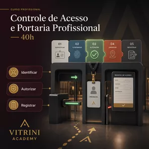 Imagem de Controle de Acesso e Portaria Profissional - 40H criado por Vitrini Academy na hotmart