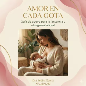 Imagen de portada para Ebook Amor en cada gota - Guía de apoyo para la lactancia y el regreso laboral