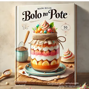 Imagem de capa para o Ebook Sobrimesa para o natal,, bolo no pote..