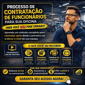 PROCESSO DE CONTRATAÇÃO DE FUNCIONÁRIOS PARA SUA OFICINA