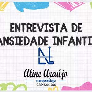 Imagem de capa para o Ebook ENTREVISTA DE ANSIEDADE INFANTIL