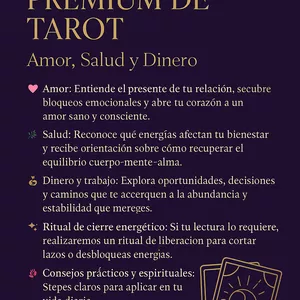 Imagen de portada para Ebook 3 Lectura Premium de Tarot – Amor, Salud y Dinero