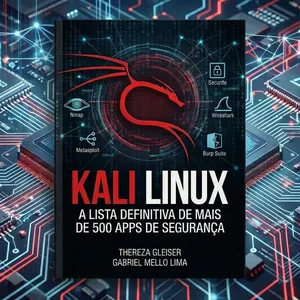 Imagem de capa para o Ebook Kali Linux: A Lista Definitiva de Mais de 500 Apps de Segurança