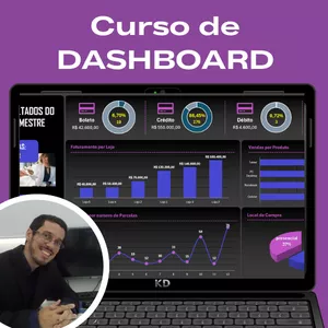 Planilha Curso de Dashboard no Excel - TOP50