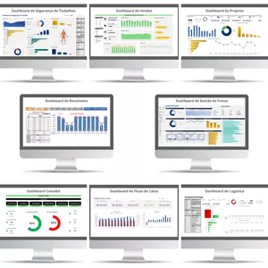 Imagem de capa para o Curso online Pacote 10 Dashboards Em Excel