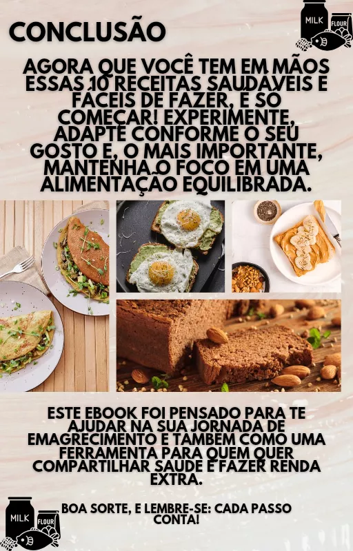 10 Receitas para Emagrecimento - Fácil, Saudável e Delicioso!