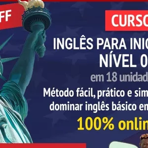 Cover image for Online course Inglês Básico para Conversação, do absoluto 0, em 1 mês 