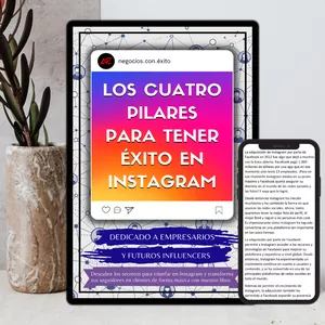 Imagen de portada para Ebook LOS CUATRO PILARES PARA TENER ÉXITO EN INSTAGRAM - CURSO