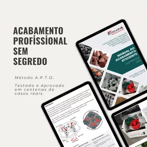 Imagem de capa para o Ebook Manual do Acabamento Eficiente: Aumente sua produção e padronize o acabamento com menos mão de obra