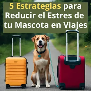 Imagen de portada para Ebook 5 Estrategias Inmediatas para Combatir el Estrés de tu Mascota Durante los Viajes