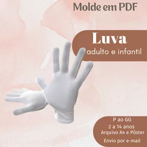 Imagem de capa para o Ebook MOLDE EM PDF MOLDE LUVA 
