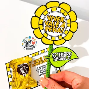 Imagem de capa para o Ebook Lembrancinha Lápis Girassol – Setembro Amarelo🌻💛