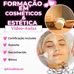 Imagem do curso Cosméticos Naturais na Estética