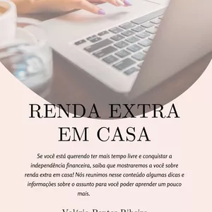 Imagem de capa para o Ebook RENDA EXTRA EM CASA