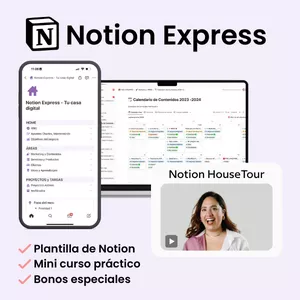 Imagen de portada para Curso online Notion Express: Tu negocio digital en una sola página