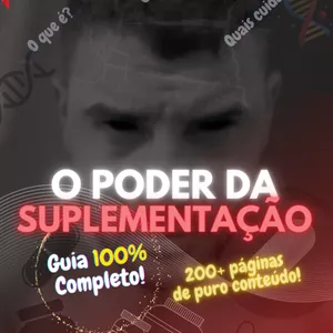 Imagem de capa para o Ebook O Poder da Suplementação - Guia Completo