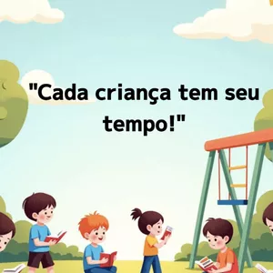 Imagem de capa para o Ebook "Cada criança tem seu tempo!"