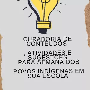 Imagem de capa para o Ebook Atividades para Semana dos povos Indígenas