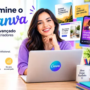 Imagem do curso Domine o Canva: Do Básico ao Avançado para Designers e Criadores de Conteúdo