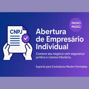 Imagem de capa para o Curso online Abertura de Empresário Individual do Zero: Viabilidade, Coletor, Junta, Prefeitura e Sefaz