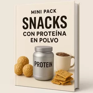 Imagen de portada para Curso online Mini Pack: Snacks con Proteína en Polvo