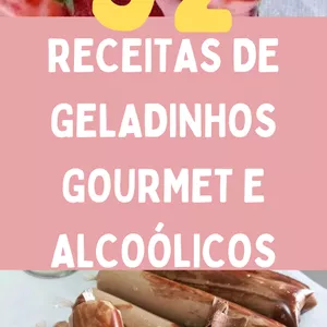 Imagem de capa para o Ebook EBOOK'' 52 RECEITAS DE GELADINHOS GOURMET ''EXCLUSIVOS FEITOS PARA VOCE LUCRAR