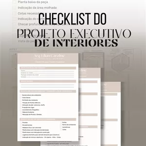 Imagem de capa para o Curso online Checklist do Projeto Executivo de Interiores 