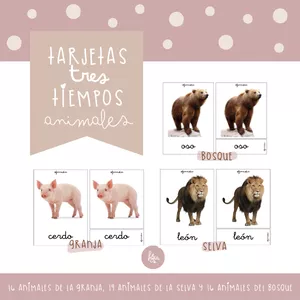 Imagen de portada para Ebook TARJETAS TRES PARTES: ANIMALES