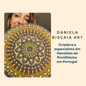Imagem de capa para o Curso online Cria a tua mandala em Pontilhismo - Do zero à sua Expansão
