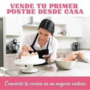 Imagen de portada para Curso online EBOOK-GUIA VENDE TU PRIMER POSTRES DESDE CASA: convierte tu cocina en un negocio exitoso.